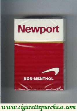 Newport Non Menthol cigarettes hard box